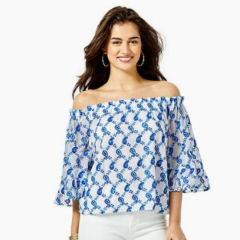 Lilly Pulitzer Off-Shoulder Women's Top